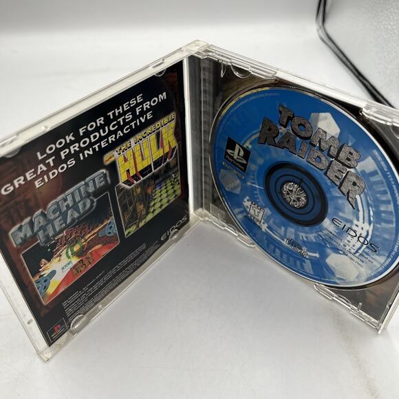 Tomb Raider - PS1, CIB, Black Label, Tested - Picture 3 of 7